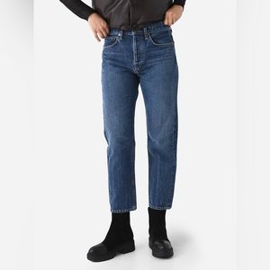 New! Agolde Parker Easy Straight Jean in Placebo Size 27